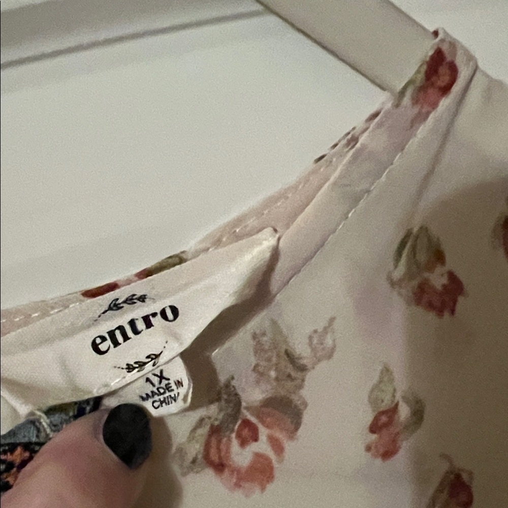 Entro Floral Patterned Blouse - image 2